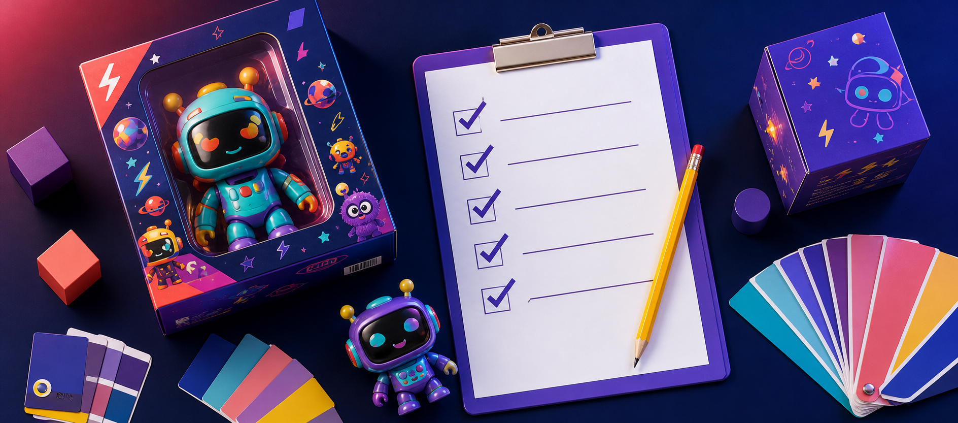 Toy product development samples, packaging and pre-production checklist